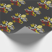 バチカン市国の紋章 ラッピングペーパー (角)