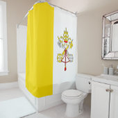 バチカン市国州国旗 シャワーカーテン (インサイチュ)