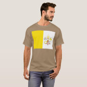 バチカン市国旗ギフト Tシャツ (正面フル)