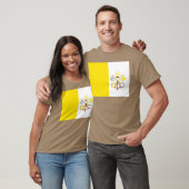 バチカン市国旗ギフト Tシャツ (ユニセックス)