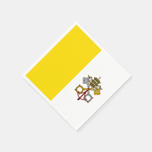 バチカン市国旗 スタンダードカクテルナプキン (角)