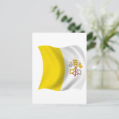 バチカン市国旗 ポストカード (スタンド正面)