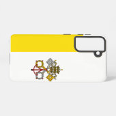 バチカン市国旗 SAMSUNG GALAXYケース (裏面横)