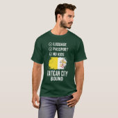 バチカン市国 お土産 旅行のお友達 Tシャツ (正面フル)