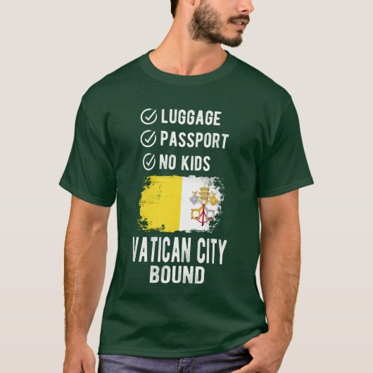 バチカン市国 お土産 旅行のお友達 Tシャツ (正面)