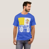 バチカン市国 お土産 食品 旅行 友達 Tシャツ (正面フル)
