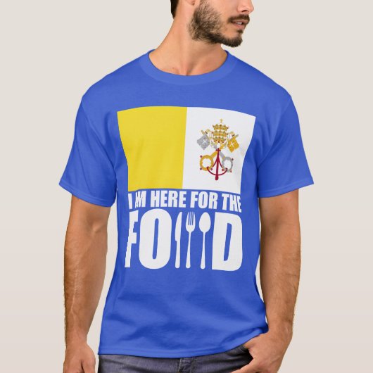 バチカン市国 お土産 食品 旅行 友達 Tシャツ (正面)