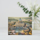 バチカン市国 イタリアの愛すべき静かなスポット シーズンポストカード (スタンド正面)