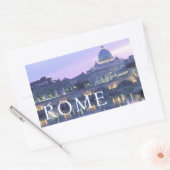 バチカン市国 | イタリア ローマ 長方形シール (封筒)