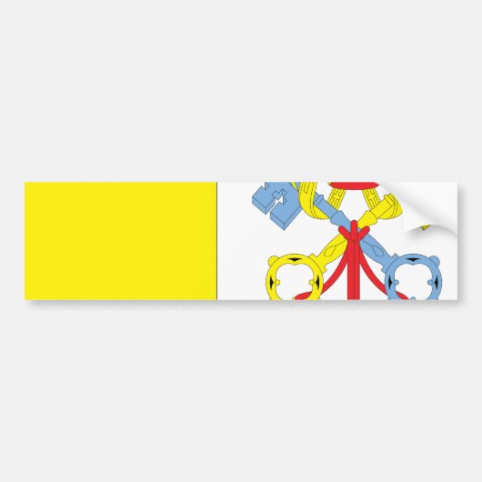 バチカン市国 バンパーステッカー (正面)