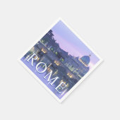 バチカン市国 | ローマ, イタリア スタンダードカクテルナプキン (角)