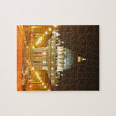 バチカン市国、ローマ、夜のイタリア ジグソーパズル (横)