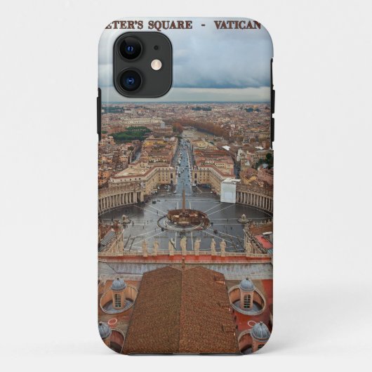バチカン市国- St Petersの正方形の眺め Case-Mate iPhoneケース (裏面)