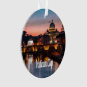 バチカン市夜ローマカトリック教会 オーナメント (正面)