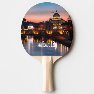 バチカン市夜ローマカトリック教会 卓球ラケット