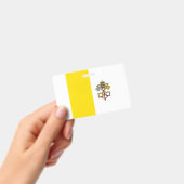 バチカン市旗 バッジ (手持ち)