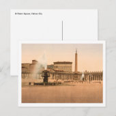 バチカン市聖ペテロ広場 ポストカード (正面/裏面)