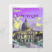 バチカン市観光はがきバチカン市郵便車 シーズンポストカード (正面/裏面)