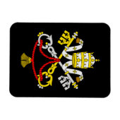 バチカン市軍服 マグネット (横)