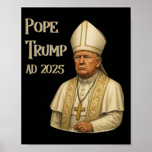 バチカン教会としてトランプ教皇 – 教皇トランプA.d. 202 ポスター