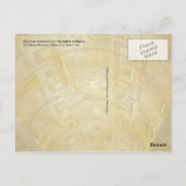 バチカン美術館のマップのギャラリーの天井 ポストカード (裏面)