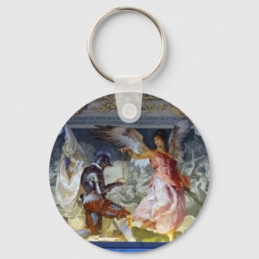 バチカン美術館の天井 キーホルダー (正面)