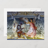 バチカン美術館の天井 ポストカード (正面/裏面)