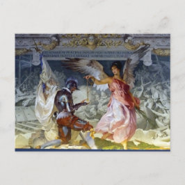 バチカン美術館の天井 ポストカード