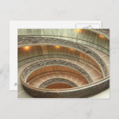 バチカン美術館の階段 ポストカード (正面/裏面)