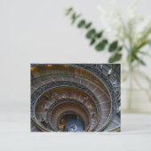 バチカン美術館らせん階段 ポストカード (スタンド正面)