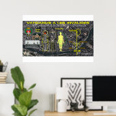 バチカン胸膜模様6 ポスター (ホームオフィス)