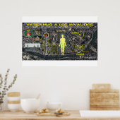 バチカン胸膜模様6 ポスター (キッチン)