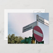 バチカン通り符号 ポストカード (正面/裏面)