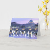 バチカン | イタリア ローマ | 誕生日おめでとう カード (黄色い花)