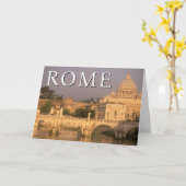 バチカン | イタリア, ローマ | 誕生日おめでとう カード (黄色い花)