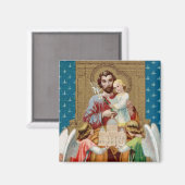 バチカン・モケットを受け取った聖ヨセフ即位 マグネット (正面/裏面)