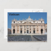 バチカン，ローマ，イタリア ポストカード (正面/裏面)