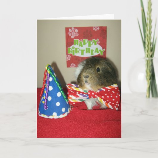 バチバースデーパーティー カード (正面)