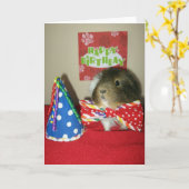 バチバースデーパーティー カード (黄色い花)