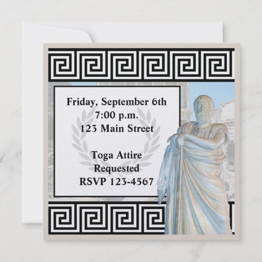 バチャナリア時間 招待状 (裏面)