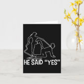 バチュラーパーティおもしろいことわざグルームブ結婚リューズイス カード (黄色い花)