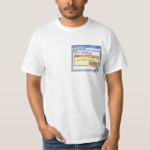 バチュラーパーティおもしろいユーモアのための新郎新婦ギフト Tシャツ (正面)