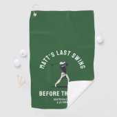 バチュラーパーティのカスタム好意ゴルフトリップgroomsmen ゴルフタオル (インサイチュ)