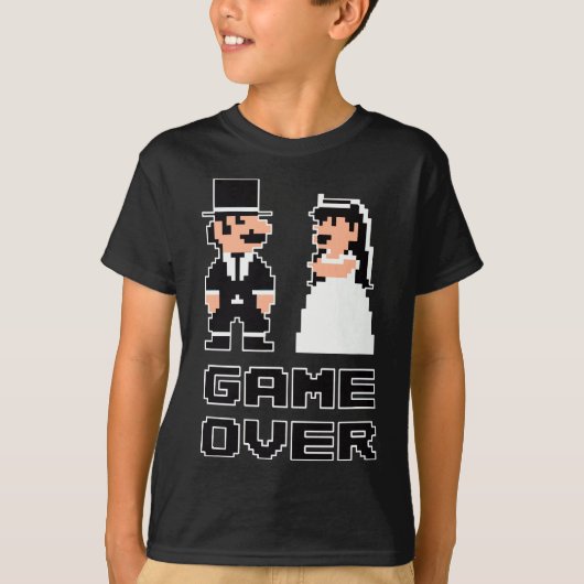 バチュラーパーティのグロマ結婚ン・ユーモアGを越えたゲーム Tシャツ (正面)
