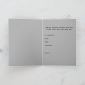 バチュラーパーティのパスポート 招待状 (内部)