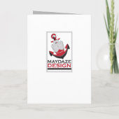 バチュラーパーティのパスポート 招待状 (裏面)