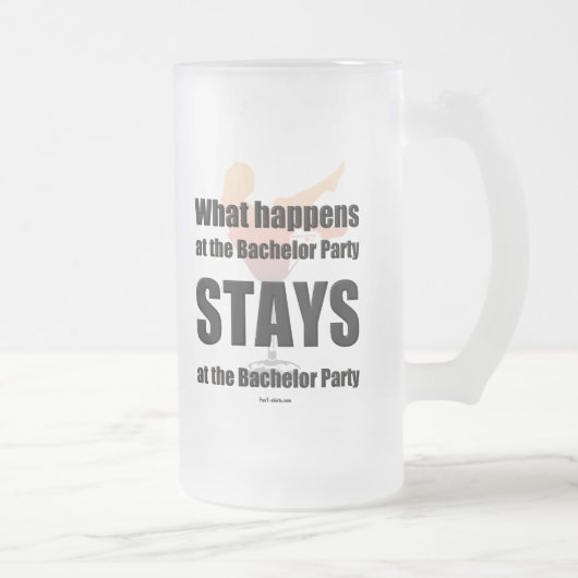 バチュラーパーティのビールのジョッキ フロストグラスビールジョッキ (右)