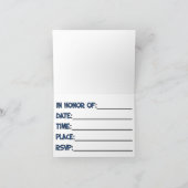 バチュラーパーティの招待 招待状 (内部)