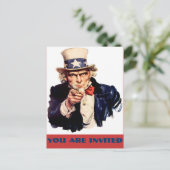 バチュラーパーティの招待，新郎のシャワーの招待 インビテーションポストカード (スタンド正面)