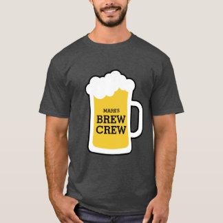 バチュラーパーティは醸造物の乗組員に手入れをします Tシャツ